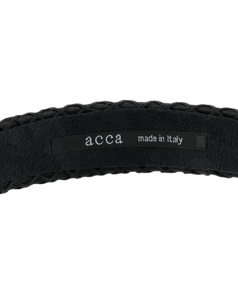 GUCCI ブラック キルティング ヘアバンド