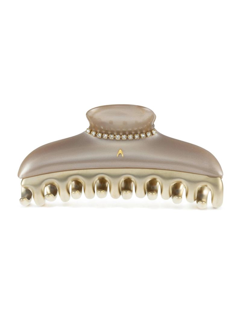 ★新品未開封★完売★アッカ★ニューコラーナクリップL★パールベージュ★イタリア製 acca アッカ ニューコラーナ クリップ パールベージュ MINK